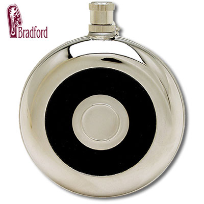 Фляжка подарочная, круглая 240мл (801 PU) Винные аксессуары Bradford 2007 г инфо 9985b.