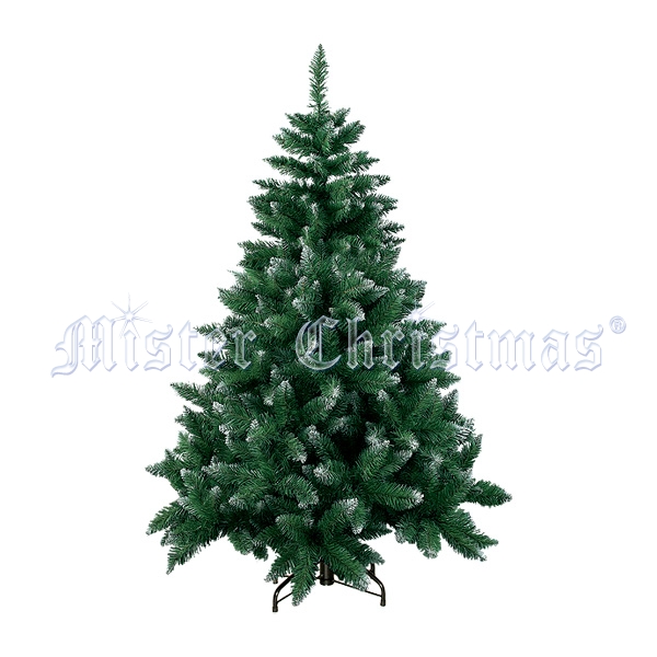 Елка искусственная, цвет: зеленый с инеем, 1,5 м Новогодняя продукция Mister Christmas 2008 г инфо 7685c.