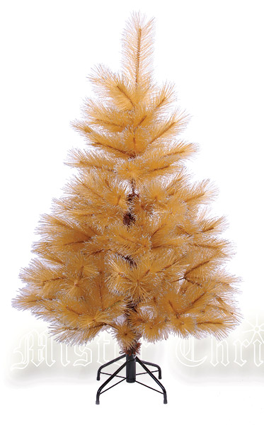Елка новогодняя, цвет: золотой с серебром, 1,6 м Новогодняя продукция Mister Christmas 2007 г инфо 7697c.
