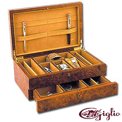 Шкатулка для украшений, светло-коричневая Шкатулка Giglio 2007 г инфо 8189c.