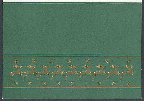 С Новым Годом! Открытка № 15 Hallmark Сards, Inc 1985 г инфо 8742c.