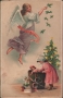 Новогодние подарки Открытка 1903 г инфо 8758c.